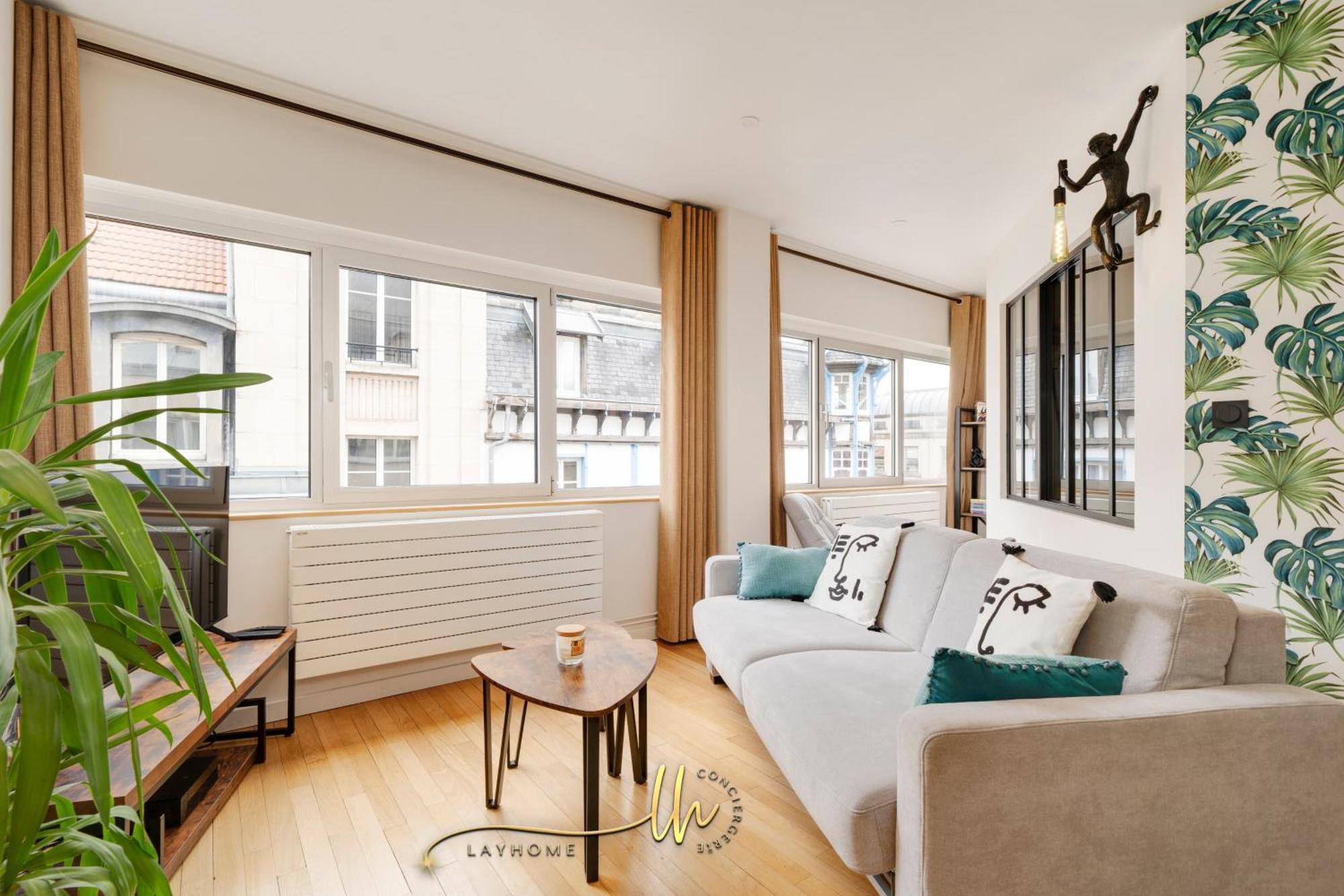 Chaleureux, Lumineux Et Confortable F2 Renove En Plein Coeur De نانسي المظهر الخارجي الصورة